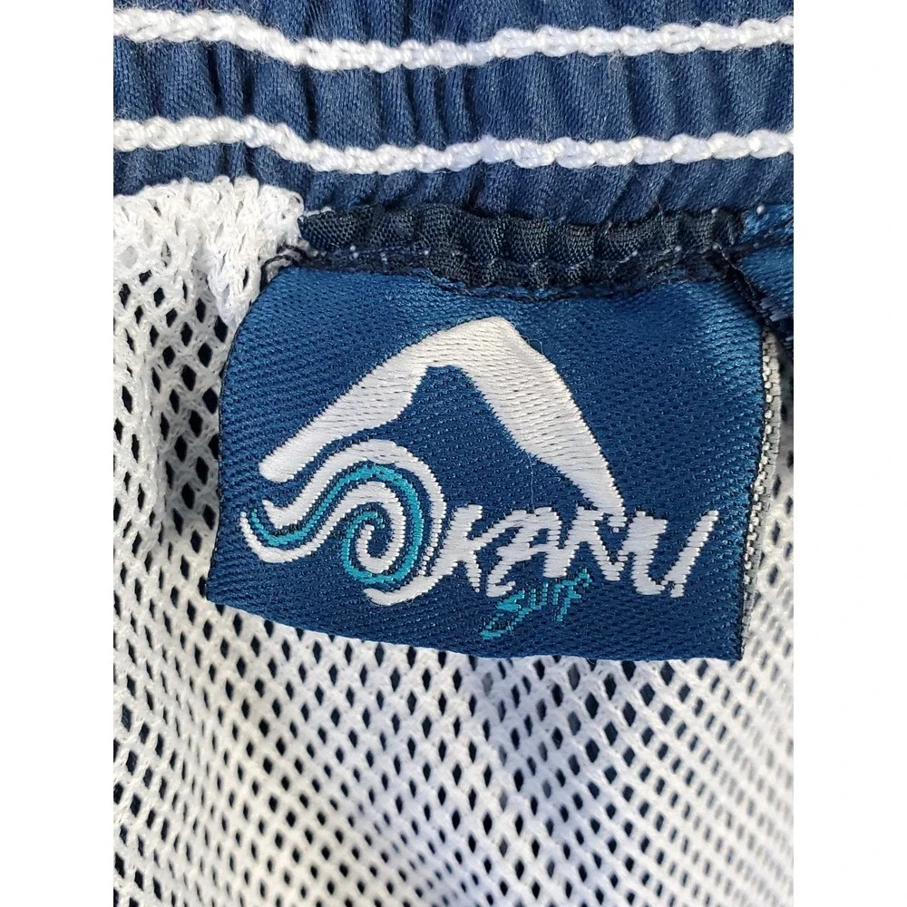 Kanu Surf Navy Blue Cargo Swim Trunks Men's 3X Board‎ Shorts